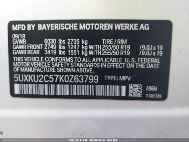 5UXKU2C57K0Z63799 BMW X6 Xdrive35i