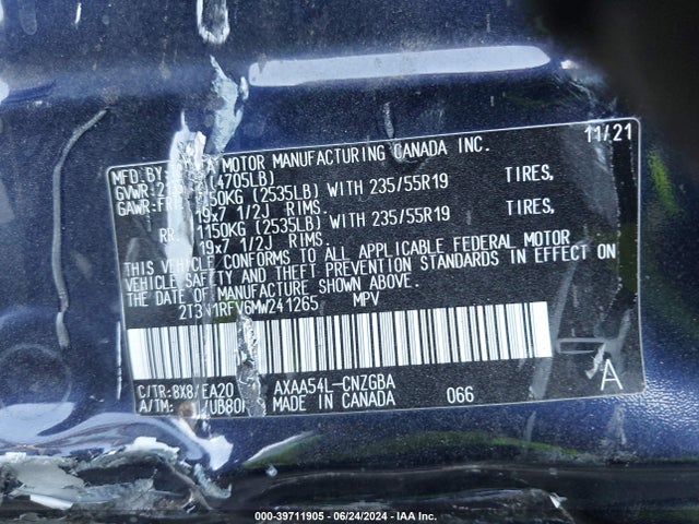 Toyota Rav4 Limited 2021 2T3N1RFV6MW241265 Image 9