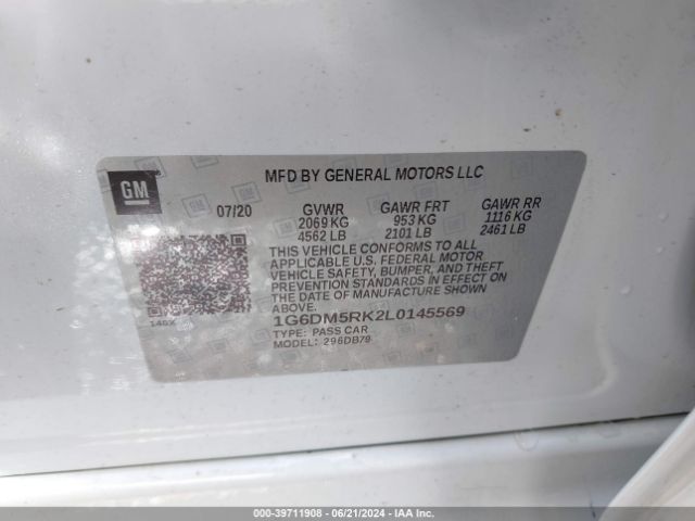 1G6DM5RK2L0145569 Cadillac CT5 LUXURY