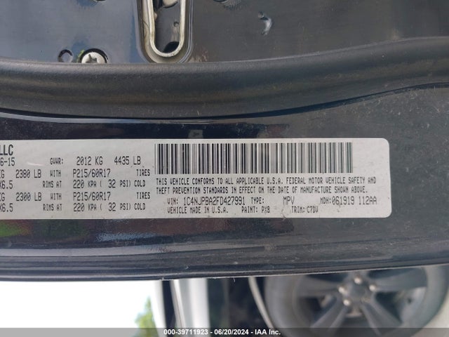 1C4NJPBA2FD427991 Jeep Patriot Altitude Edition