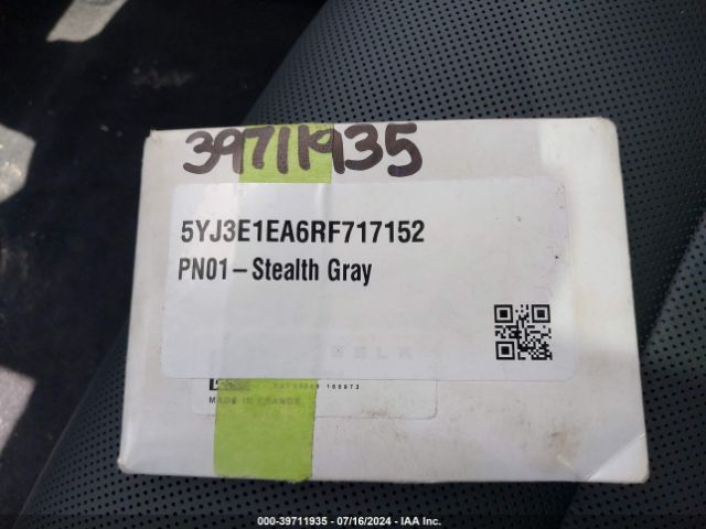 5YJ3E1EA6RF717152 Tesla Model 3 Rear-wheel Drive
