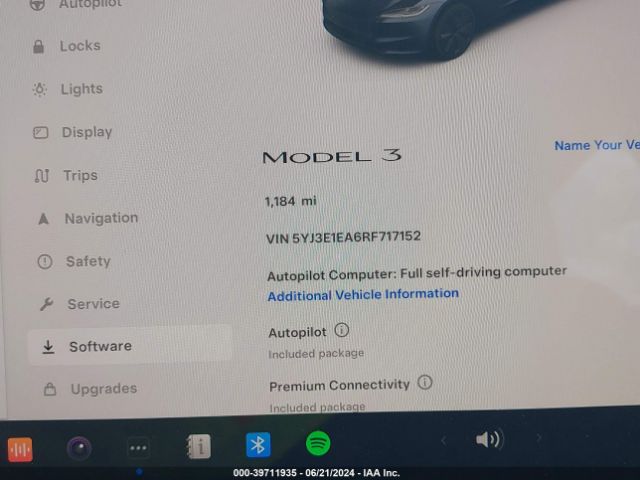 5YJ3E1EA6RF717152 Tesla Model 3 Rear-wheel Drive