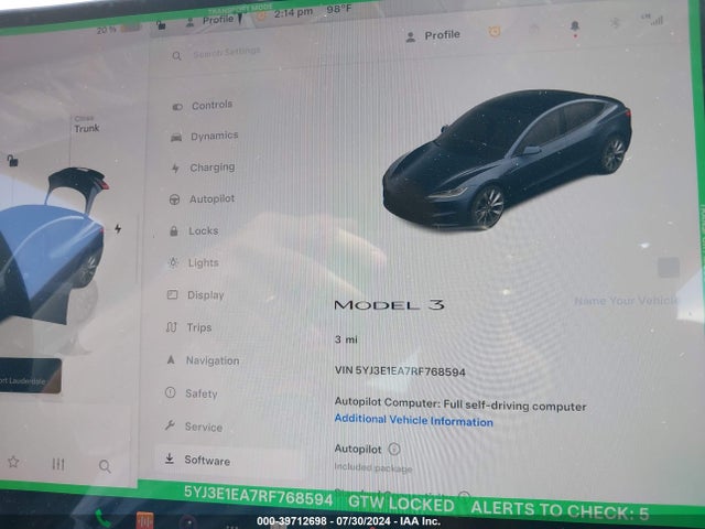 2024 TESLA MODEL 3 5YJ3E1EA7RF768594 Photo 6