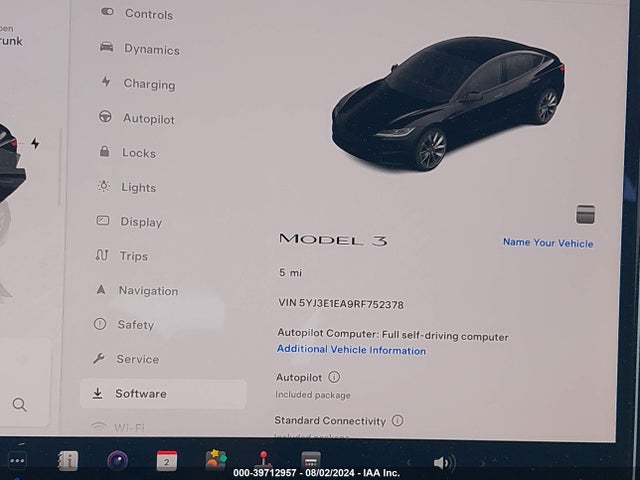 2024 TESLA MODEL 3 5YJ3E1EA9RF752378 Photo 6