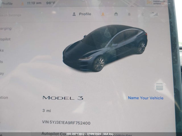 2024 TESLA MODEL 3 5YJ3E1EA9RF752400 Photo 6