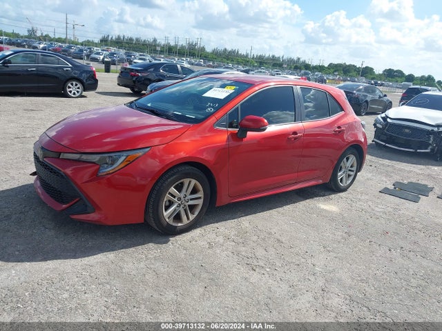 Toyota COROLLA SE 2019 JTNK4RBE6K3072313 Image 2