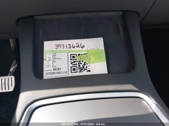 2024 TESLA MODEL Y 7SAYGDEF1RA273742 Photo 10
