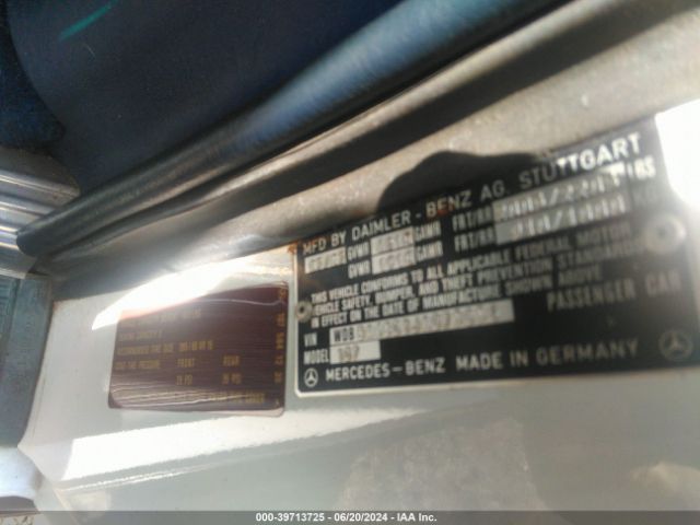 1988 MERCEDES-BENZ 560 WDBBA48D1JA073036 Photo 8
