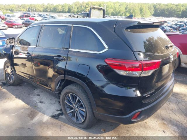 5TDKZRFH2KS353775 Toyota Highlander Xle