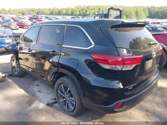 5TDKZRFH2KS353775 Toyota Highlander Xle