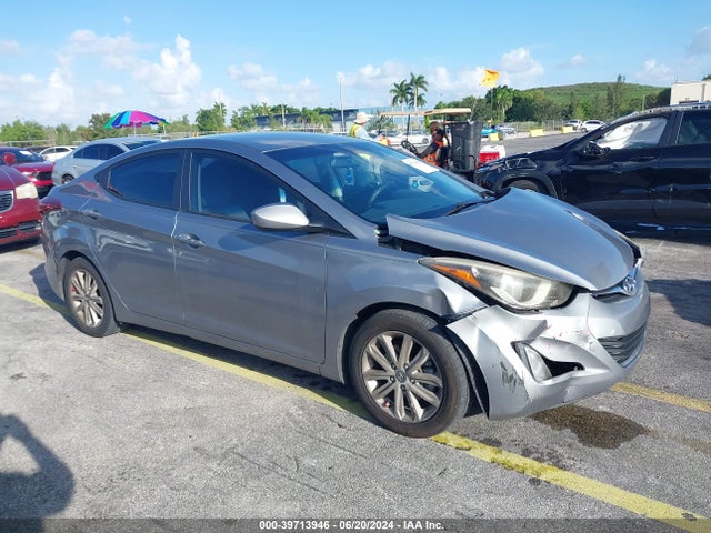 Hyundai ELANTRA SE 2014 KMHDH4AE4EU158946 Image 1