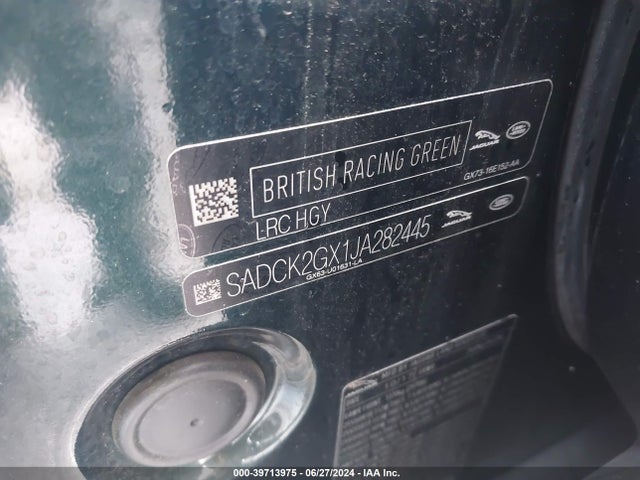 2018 JAGUAR F-PACE SADCK2GX1JA282445 Photo 8