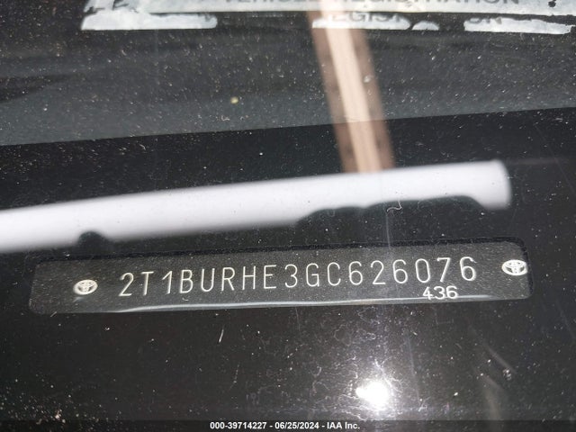 Toyota COROLLA LE 2016 2T1BURHE3GC626076 Image 17