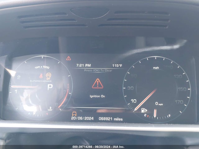 SALWR2EF3EA331030 Land Rover Range Rover Sport 5.0l V8 Supercharged