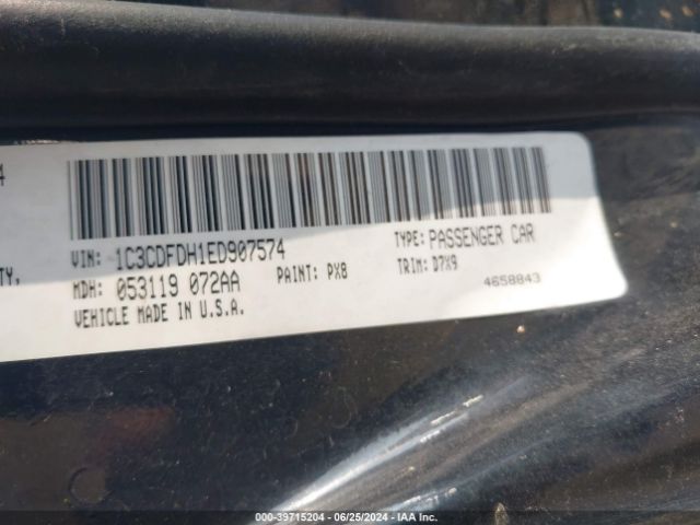 1C3CDFDH1ED907574 Dodge Dart Aero