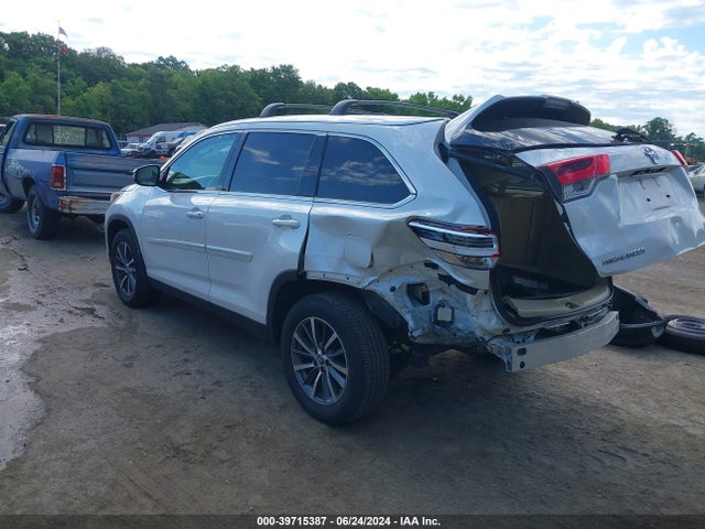 Toyota Highlander Xle 2019 5TDJZRFH4KS915624 Image 3