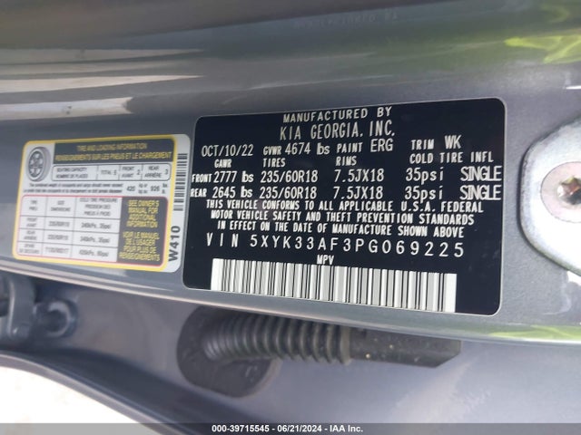 KIA Sportage Ex 2023 5XYK33AF3PG069225 Image 9