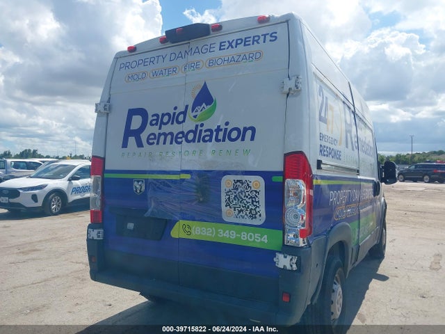 3C6TRVCG3JE147924 RAM Promaster 2500 High Roof 136 Wb