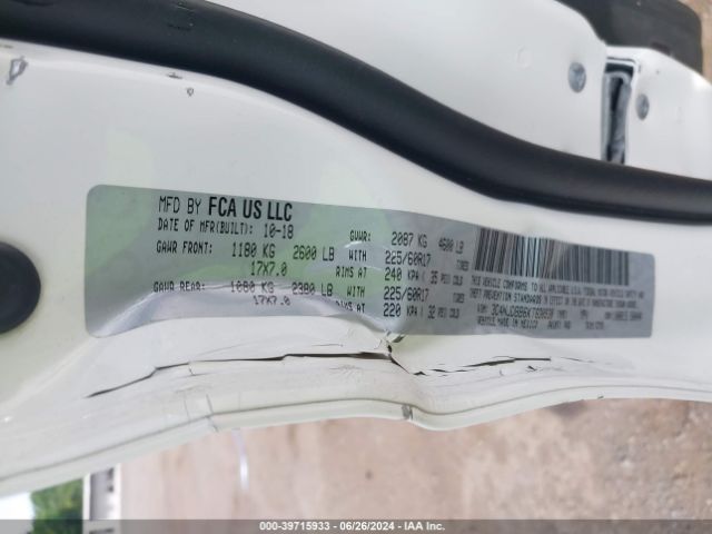 3C4NJDBB6KT630930 Jeep Compass Latitude 4x4