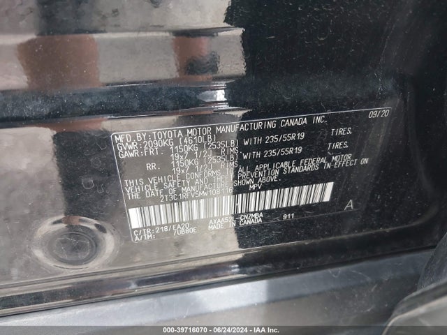 Toyota Rav4 Xle Premium 2021 2T3C1RFV5MW108116 Image 9