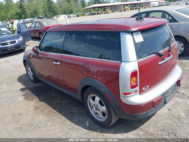 2009 MINI COOPER CLUBMAN WMWML33539TX34027 Photo 2