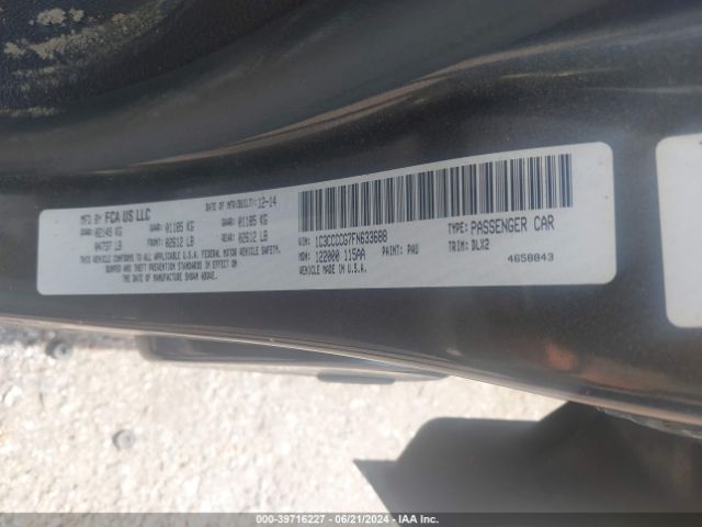 1C3CCCCG7FN633688 Chrysler 200 C