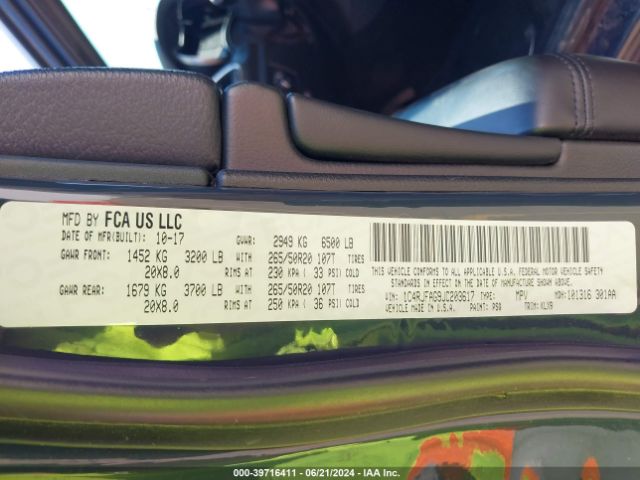 2018 JEEP GRAND CHEROKEE 1C4RJFAG9JC203617 Photo 8