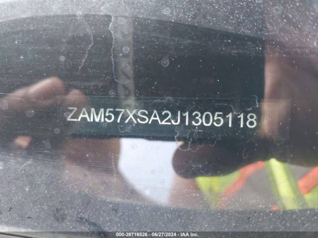 ZAM57XSA2J1305118 Maserati Ghibli
