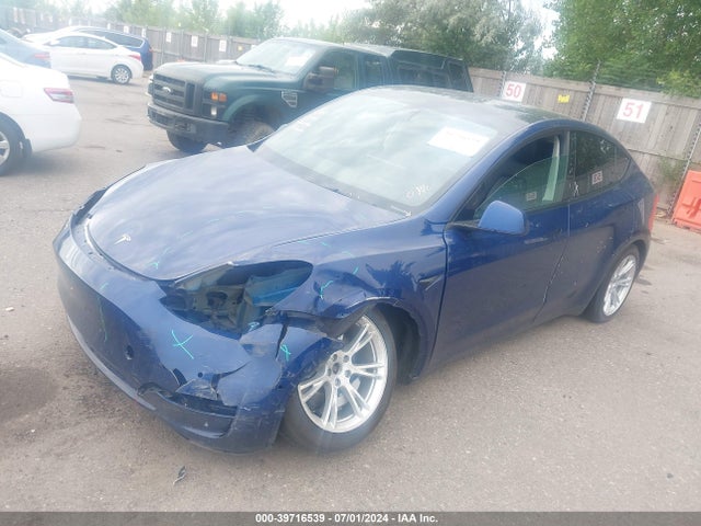 2022 TESLA MODEL Y 7SAYGDEE0NF308520 Photo 1