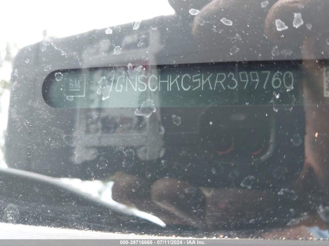 Chevrolet Suburban Lt 2019 1GNSCHKC5KR399760 Image 9