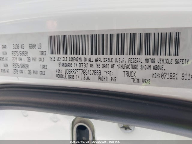 RAM 1500 Express 2016 1C6RR7FT7GS417869 Image 9
