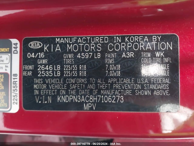 KIA Sportage Ex 2017 KNDPN3AC8H7106273 Image 9