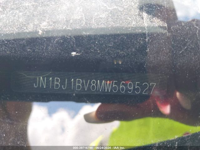 JN1BJ1BV8MW569527 Nissan Rogue Sport Sv Fwd Xtronic Cvt