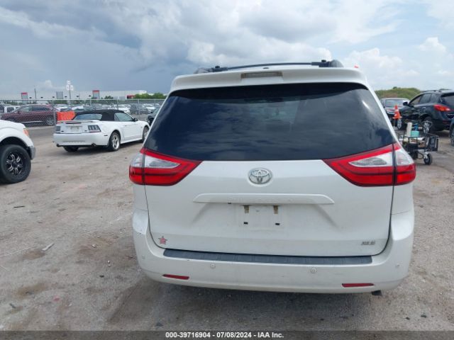 5TDYK3DC6GS751680 Toyota Sienna Xle Premium 8 Passenger