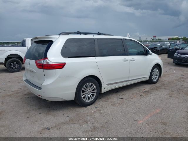 5TDYK3DC6GS751680 Toyota Sienna Xle Premium 8 Passenger