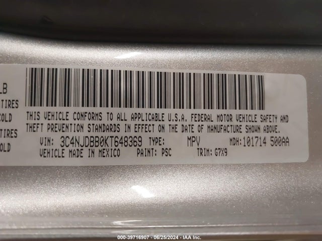 Jeep Compass Latitude 4x4 2019 3C4NJDBB0KT648369 Image 9