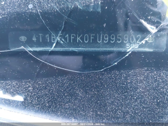 Toyota CAMRY SE 2015 4T1BF1FK0FU995902 Image 9