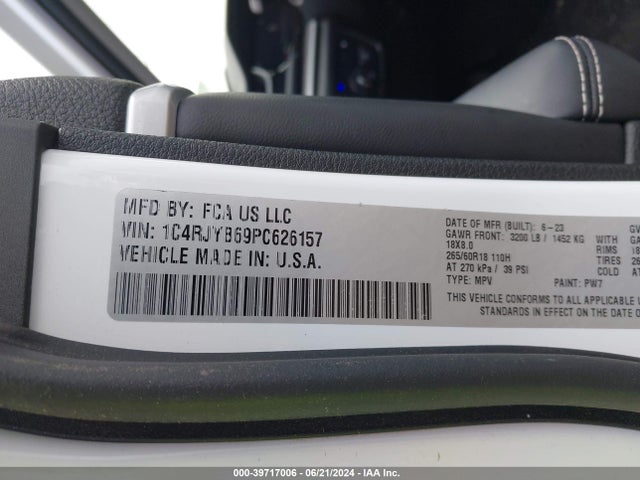 Jeep Grand Cherokee 4xe 2023 1C4RJYB69PC626157 Image 9