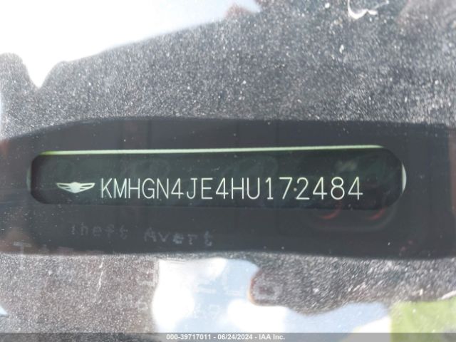 KMHGN4JE4HU172484 Genesis G80 3.8