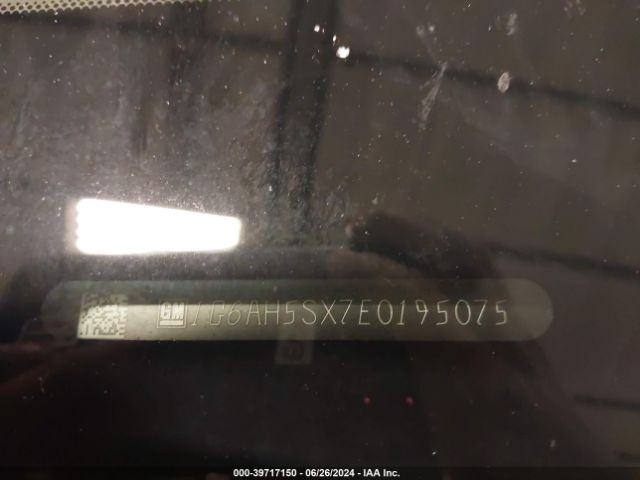 1G6AH5SX7E0195075 Cadillac ATS LUXURY