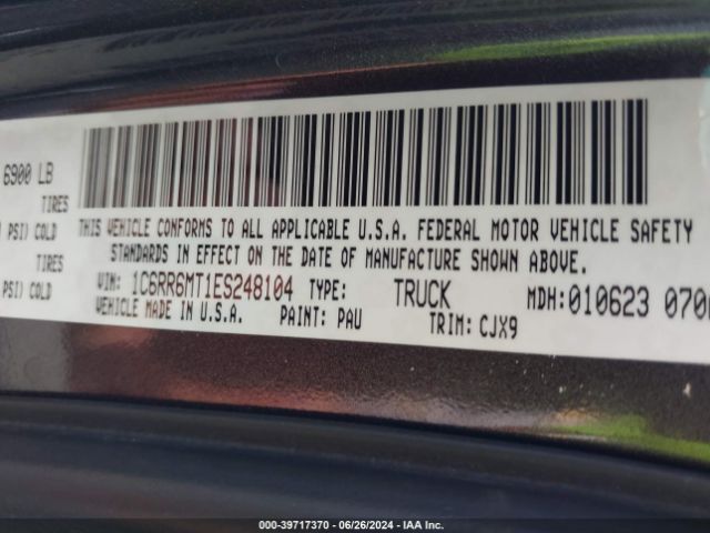 1C6RR6MT1ES248104 RAM 1500 Sport