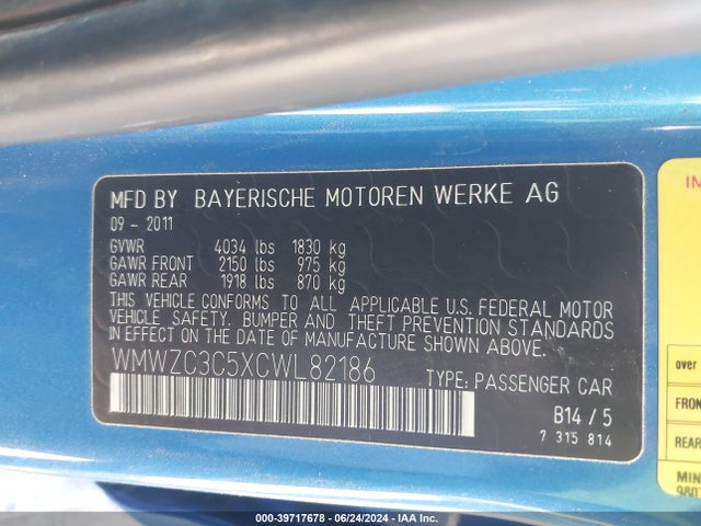 2012 MINI COOPER S COUNTRYMAN WMWZC3C5XCWL82186 Photo 8