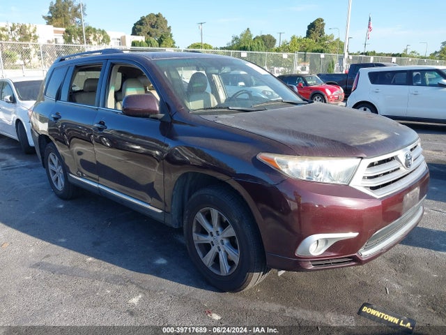 Aukcja sprzedaży 2013 Toyota Highlander Se V6, vin: 5TDBK3EH0DS217182, numer aukcji: 39717689