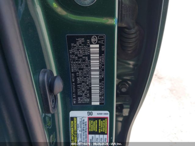 2T1BURHE6GC687275 Toyota COROLLA LE