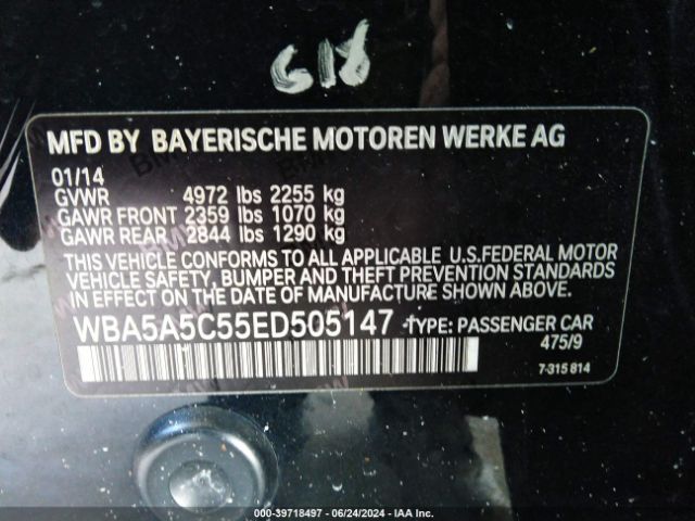 WBA5A5C55ED505147 BMW 528I