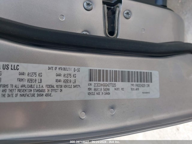Dodge Charger Sxt 2016 2C3CDXHG6GH277225 Image 9
