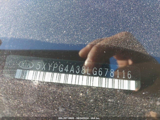 5XYPG4A38LG678116 KIA Sorento 2.4l Lx