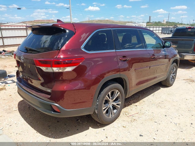 Toyota Highlander Le Plus 2019 5TDZZRFH7KS299341 Image 4