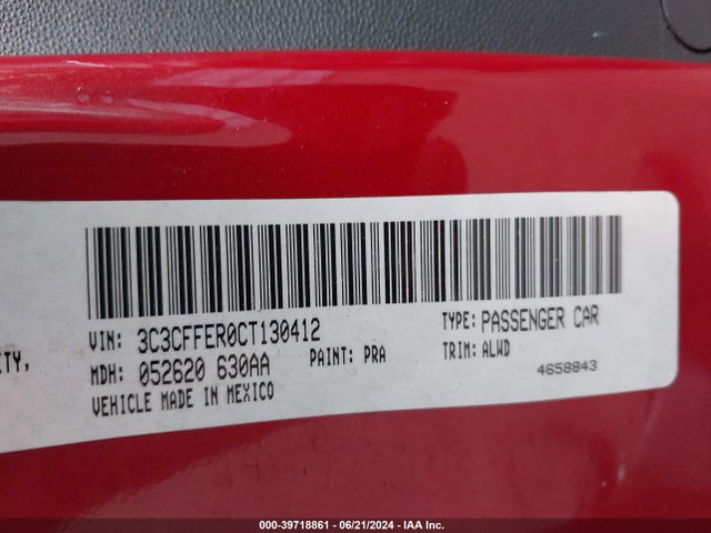 2012 FIAT 500C 3C3CFFER0CT130412 Photo 8