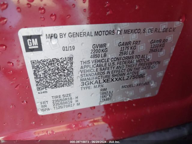 3GKALXEXXKL275086 GMC Terrain Denali